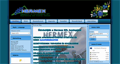 Desktop Screenshot of hermex.hu